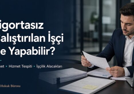 Sigortasız çalıştırılan işçi ne yapabilir sorusunu açıklayan hukuk makalesi kapak görseli