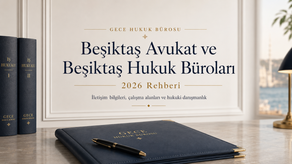 Beşiktaş avukat ve Beşiktaş hukuk büroları Gece Hukuk Bürosu 2026