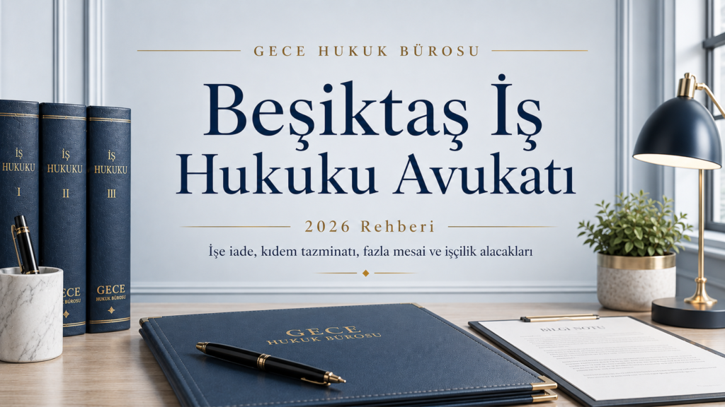 Beşiktaş iş hukuku avukatı Gece Hukuk Bürosu 2026