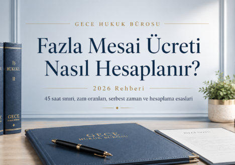 Fazla mesai ücreti nasıl hesaplanır sorusuna ilişkin 2026 yılı hesaplama rehberi kapak görseli