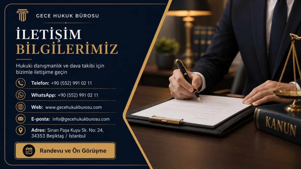 gece hukuk bürosu iletişim bilgileri